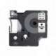 Cinta CSDY-40910, para rotuladoras DYMO, de 9mm. Negro sobre Transparente, Laminada, Estándar
