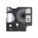 Cinta Termocontraíble CSDY-18057, para rotuladoras DYMO, de 19mm. Negro sobre Blanco