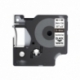 Cinta Termocontraíble CSDY-1805443, para rotuladoras DYMO, de 24mm. Negro sobre Blanco